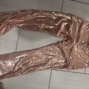 Shiny Metallic Pants